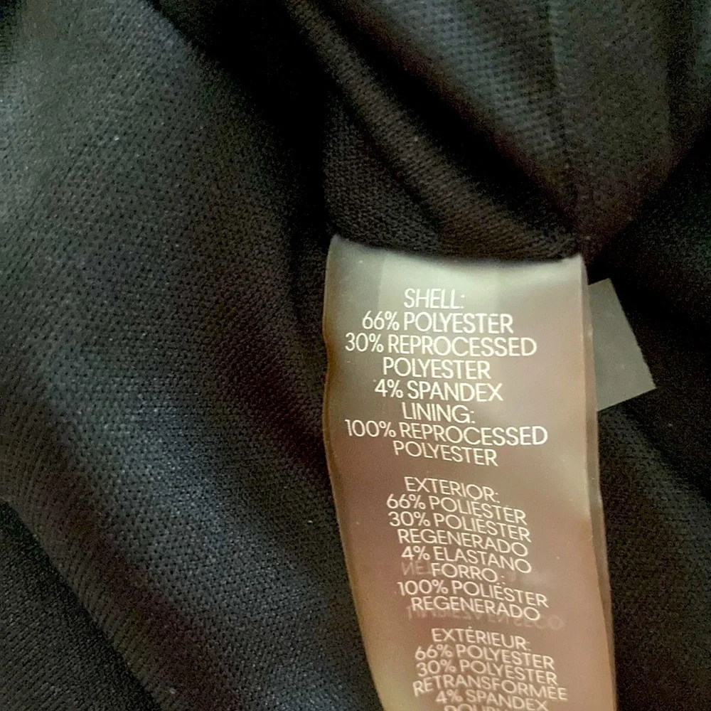 Karl Lagerfeld Elegant Pearl Beaded Black Off-Shoulder Dress Sz 10 - Picture 8 of 8